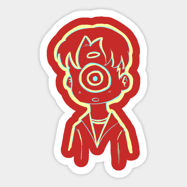 Cyclops Boy Sticker by Revynix